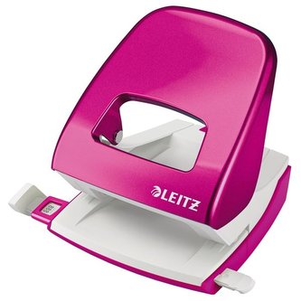 Děrovačka "Nexxt Style 5008", metalická růžová, 30 listů, LEITZ
