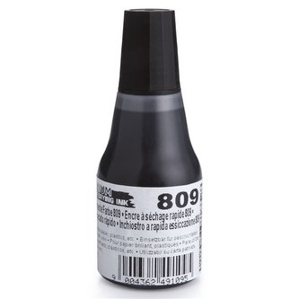Razítková barva COLOP 809, rychleschnoucí, černá