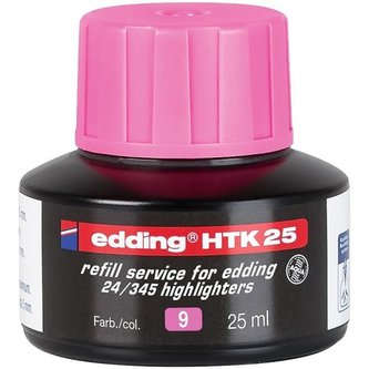 Náhradní inkoust pro zvýrazňovač Edding Eco,růžový