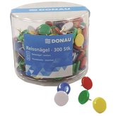 Kovové připínáčky Donau, 300, mix barev