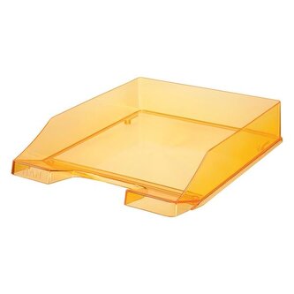 Odkladač plastový HAN, A4, transp. oranžový