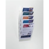 Držák na prospekty "Combiboxx XL", transparentní, stolní i na zeď, A4, 4 přihrádky, DURABLE 858619