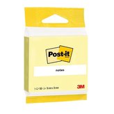 Samolepicí bloček, žlutá, 76 x 76 mm, 100 listů, blistr, 3M POSTIT 7100172243