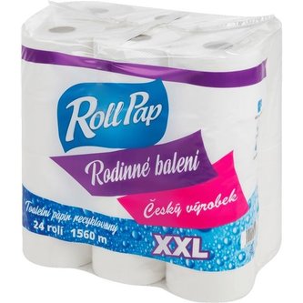 Toaletní papír XXL, 2vrstvý, 24 rolí