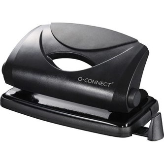 Děrovačka Q-Connect, 10 listů, černá