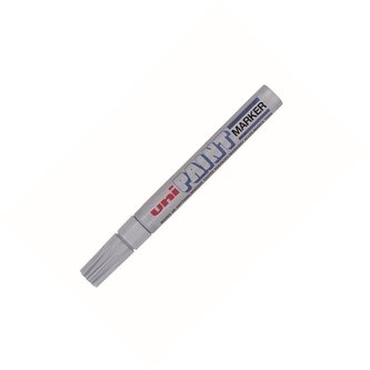 Lakový popisovač "PX-20", stříbrná, 2,2-2,8 mm, UNI