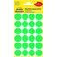 Kulaté etikety Avery, zelené, průměr 18 mm, 96 ks