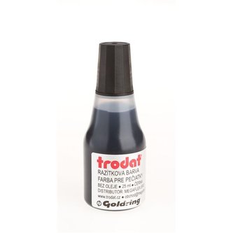 Razítková barva Trodat, 25 ml, černá