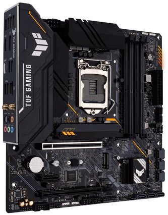 ASUS TUF GAMING B560M-PLUS WIFI / B560 / LGA1200 / 4x DDR4 / 2x M.2 / 1x DP / 1x HDMI / WiFi / mATX