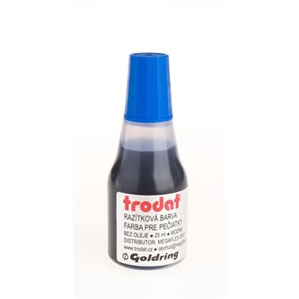Razítková barva Trodat, 25 ml, modrá
