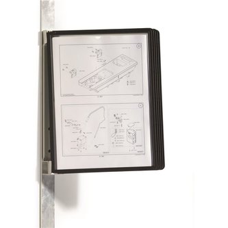 Prezentační kapsa "VARIO® 5 MAGNETIC", černá, magnetická, nástěnná, 5 kapes, DURABLE