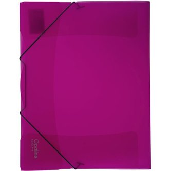 Desky s chlopn.a gumičk.Opaline,A4,plast.,růž,1 ks Desky s chlopn.a gumičk.Opaline,A4,plast.,růž,1 ks