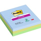 Bločky Super Sticky OASIS, 101x101 ml, linka, 3 ks
