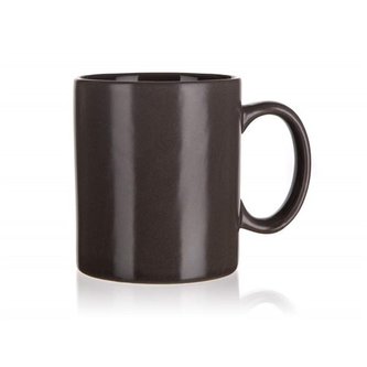 Keramický hrnek - 350 ml, šedohnědý