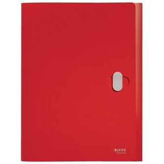 Desky na dokumenty "Jumbo", červená, PP, A4, LEITZ 46230025