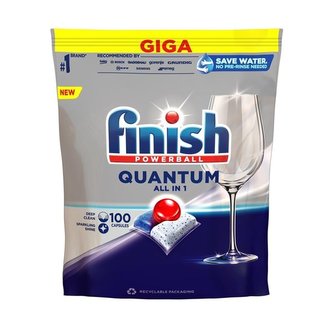Tablety do myčky Finish Quantum All in 1, 100 ks