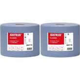 Papírové ručníky v roli Katrin Classic L2, modrá