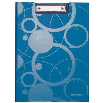 Uzavíratelná psací podložka NEO COLORI A4, modrá