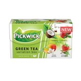 Zelený čaj "Green tea variation", 20x1,5 g, kokos, brusinky, jahoda-citronová tráva, mango-jasmín, P