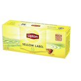 Čaj, černý, 25x2 g, TWININGS "Yellow label"