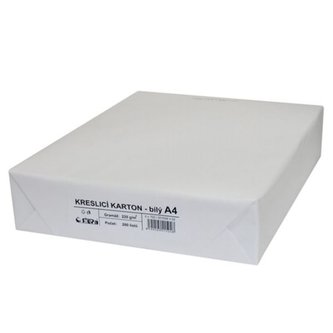 Kreslicí karton A4-akvarel.,220g/m2,200 listů,bílý