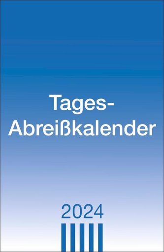 Tagesabreißkalender groß 2024