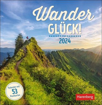 Wanderglück Postkartenkalender 2024