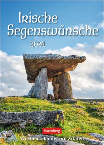 Irische Segenswünsche Wochenkalender 2024