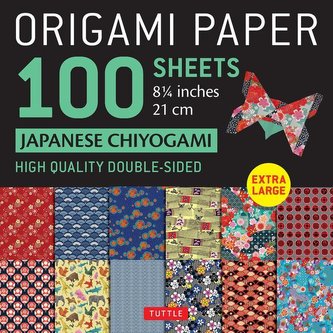 Origami Paper 100 Sheets Japanese Chiyogami 8 1/4 (21 CM): High Quality Double-Sided Origami Sheets Printed with 12 Different Pa