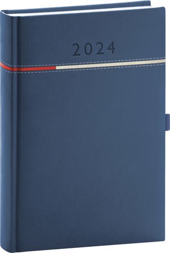 Denní diář Tomy 2024 modro-červený