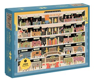 In the Bookstore 1000 Piece Puzzle: 1000 Piece Puzzle