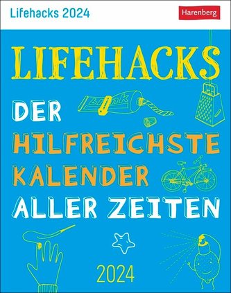 Lifehacks Tagesabreißkalender 2024