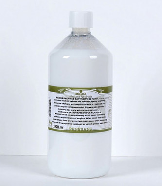 Medium a saténový lak pro akryl Renesans 1000ml