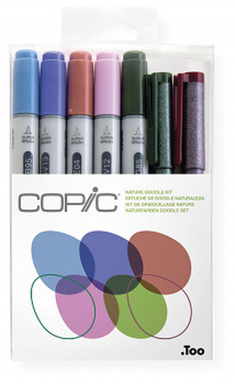 Copic Ciao sada 5+2 Nature Doodle Kit