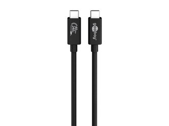 Kabel GOOBAY 61716 USB-C/USB-C 0,7m Black