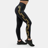 Dámské legíny Classic High Waist Intense Iconic Black/Gold - NEBBIA - Velikost: XS