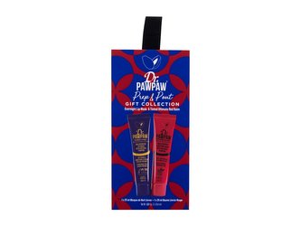 Dr. PAWPAW Prep & Pout maska na rty Overnight Lip Mask 25 ml + balzám na rty a tváře Tinted Ultimate Red Balm 25 ml