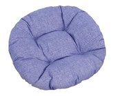 Sedák IVO kulatý prošívaný - Uni fialová - průměr 40 cm