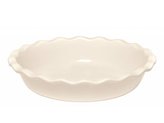 forma d26x5,5cm Emile Henry Pie dish koláč, slon.kost, keram.