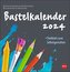 Bastelkalender anthrazit groß 2024