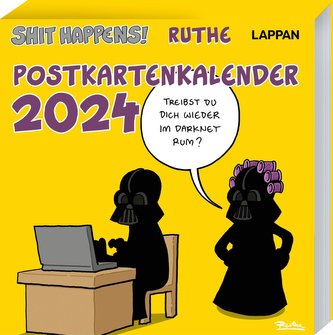Shit happens! Postkartenkalender 2024