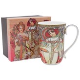 HOME ELEMENTS Hrnek 400 ml, Mucha Podzim