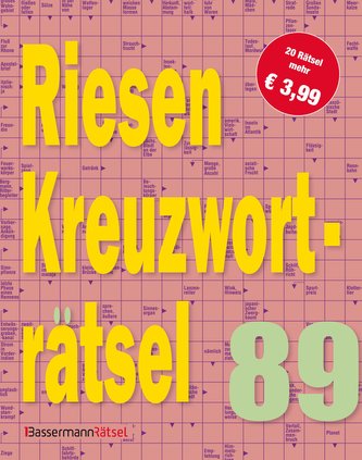 Riesen-Kreuzworträtsel 89 (5 Exemplare à 3,99 EUR)