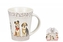 Porcelánový hrnek Dogs C 400 ml v papírovém košíku