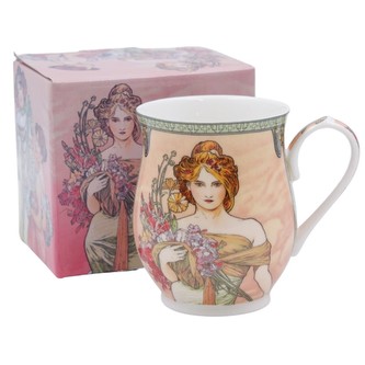 HOME ELEMENTS Hrnek 350 ml, Mucha Jaro