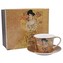 HOME ELEMENTS Hrnek 250 ml, s podšálkem, Klimt, Adele