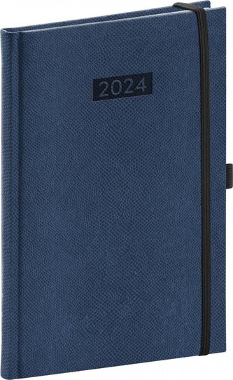 Týdenní diář Diario 2024 tmavě modrý