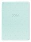 Terminplaner A5 Lederlook 2024 Mint