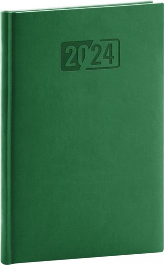 Týdenní diář Aprint 2024 zelený