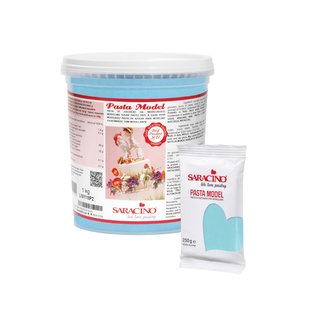 Modelovací hmota světle modrá 250 g - Saracino